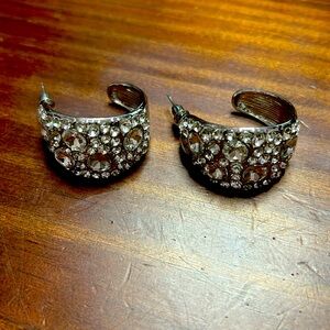 Diamond Hoop Earrings